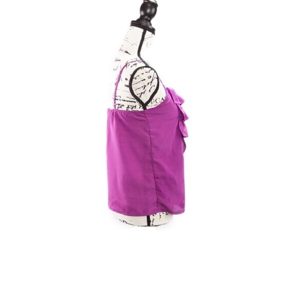 Forever21 Purple Ruffled Spaghetti Strap Top - Picture 3 of 6